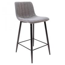 Барные стулья AksHome Стул барный Luka, темно-серый, ткань арт. ZN-126548