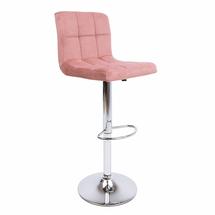 Барные стулья AksHome Стул барный Logos, терракотовый, велюр арт. ZN-126546