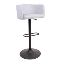 Барные стулья AksHome Стул барный Saba, светло-серый, велюр арт. ZN-126596