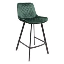 Барные стулья AksHome Стул барный Leros, темно-зеленый, велюр арт. ZN-126529