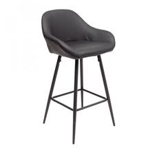 Барные стулья AksHome Стул барный Jersey, черный винтажный, экокожа арт. ZN-126521