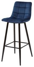 Барные стулья Faro Барный стул LECCO UF910-18 NAVY BLUE, велюр 4 шт./2 кор. М-City арт. XS2694UF91018