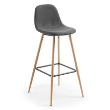Барные стулья La Forma (ех Julia Grup) Барный стул Nilson темно-серый CC0276J15 арт. 052520