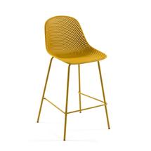 Барные стулья La Forma (ех Julia Grup) Барный стул Quinby желтый арт. 070438