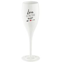 Бокал Koziol Бокал для шампанского cheers, no 1, love is in the air, superglas, 100 мл, белый арт. 3918525