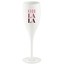 Бокал Koziol Бокал для шампанского cheers, no 1, oh la la, superglas, 100 мл, белый арт. 3920525