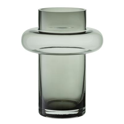 Декор Bergenson Bjorn Ваза vayr, 20 см, серая арт. BB00001