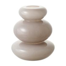 Декор Bergenson Bjorn Ваза riverstone, 20 см, жемчужно-серая арт. BB0001001