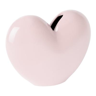 Декор Doiy Ваза для цветов love, 15,5 см, светло-розовая арт. DYVASLOVP