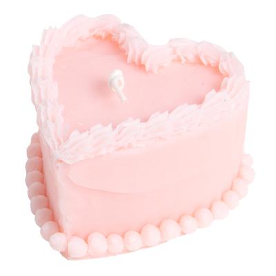 Декор Doiy Свеча cake, 4,8 см, розовая арт. DYCANSWPK