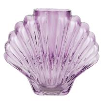 Декор Doiy Ваза для цветов seashell, 18,5 см, лиловая арт. DYVASSHLI