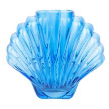 Декор Doiy Ваза для цветов seashell, 18,5 см, голубая арт. DYVASSHCB