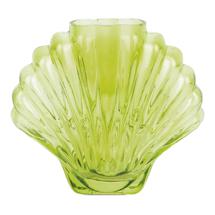 Декор Doiy Ваза для цветов seashell, 18,5 см, зеленая арт. DYVASSHLG