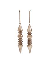 Декор La Forma (ех Julia Grup) Набор из 2 подвесных украшений Lioren из коричневого переработанного стекла, 28,5 см арт. 448229