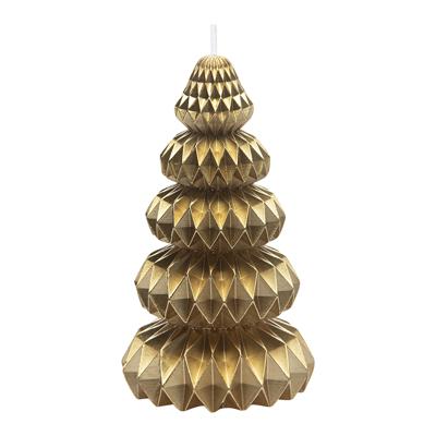 Декор Tkano Свеча декоративная origami золотого цвета из коллекции new year essential, 19 см арт. TK24-NY_CND0013