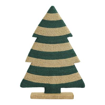 Декор Tkano Декор новогодний trendy stripes из джута и гофрированного картона из коллекции new year essential, 39 см арт. TK23-NY_CTR0004