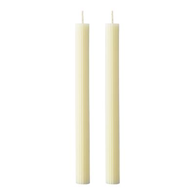 Декор Tkano Набор из двух свечей молочно-белого цвета из коллекции edge, 24,5 см арт. TK24-CND0011