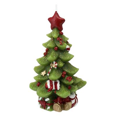 Декор Tkano Свеча декоративная green miracle из коллекции new year essential, 18 см арт. TK24-NY_CND0004