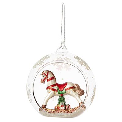 Декор Tkano Ёлочная игрушка festive horse из коллекции new year essential арт. TK25-NY_DEC0008