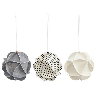 Декор Tkano Набор елочных украшений из бумаги fashion moments из коллекции new year essential, 3 шт. арт. TK23-NY_SET0014