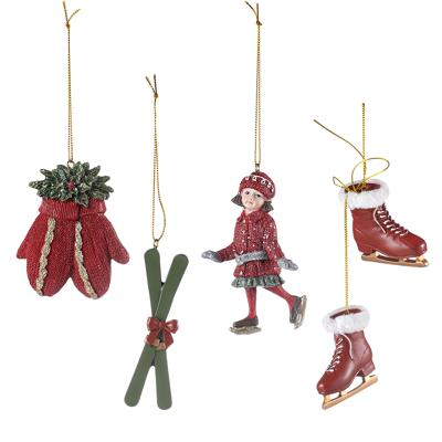 Декор Tkano Набор ёлочных украшений heritage holidays из коллекции new year essential, 5 шт. арт. TK25-NY_DEC0013