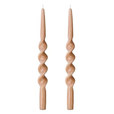 Декор Tkano Набор из двух свечей светло-коричневого цвета из коллекции essential, 35 см арт. TK25-CND0003