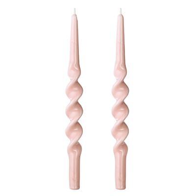 Декор Tkano Набор из двух свечей цвета пыльной розы из коллекции essential, 35 см арт. TK25-CND0006