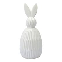 Декор Tkano Декор из фарфора белого цвета trendy bunny из коллекции easter essential, 12,5х12,5x30,5 см арт. TK24-DEC-RA0003
