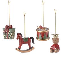 Декор Tkano Набор ёлочных украшений classic christmas charm из коллекции new year essential арт. TK25-NY_DEC0012