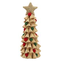 Декор Tkano Декор новогодний classics из джута и гофрированного картона из коллекции new year essential, 41,5 см арт. TK23-NY_CTR0005