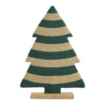 Декор Tkano Декор новогодний trendy stripes из джута и гофрированного картона из коллекции new year essential, 39 см арт. TK23-NY_CTR0004