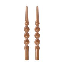 Декор Tkano Набор из двух свечей светло-коричневого цвета из коллекции essential, 35 см арт. TK25-CND0003