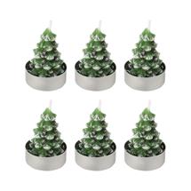 Декор Tkano Набор декоративных свечей enchanted woods из коллекции new year essential, 6 шт. арт. TK25-NY_CND0003