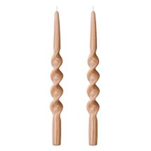 Декор Tkano Набор из двух свечей светло-коричневого цвета из коллекции essential, 35 см арт. TK25-CND0003