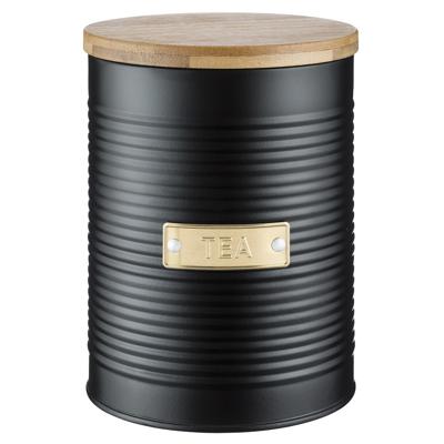 Емкости для хранения Typhoon Емкость для хранения чая otto черная 1,4 л арт. 1401.148V