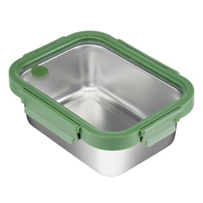 Емкости для хранения ЯЯЯ Контейнер стальной click steel, 1,2 л, зеленый арт. SFE-SS-LB-ST-GLS-GRN-1.2