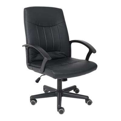 Кресло компьютерное AksHome Кресло поворотное Polo, чёрный, экокожа арт. ZN-126047