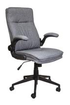 Кресло компьютерное AksHome Кресло поворотное Boris, серый, ткань арт. ZN-125892