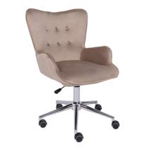 Кресло компьютерное AksHome Кресло поворотное Bella, бежевый, велюр арт. ZN-125877