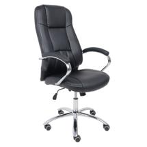 Кресло компьютерное AksHome Кресло поворотное King, чёрный, экокожа арт. ZN-381510