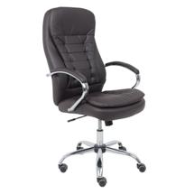 Кресло компьютерное AksHome Кресло поворотное Richard New, коричневый, экокожа арт. ZN-418416