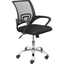 Кресло компьютерное AksHome Кресло поворотное Ricci New, черный, сетка арт. ZN-381503