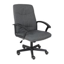 Кресло компьютерное AksHome Кресло поворотное Polo, серый, ткань арт. ZN-418415