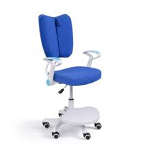 Кресло компьютерное AksHome Кресло поворотное Pegas, синий, ткань арт. ZN-126037