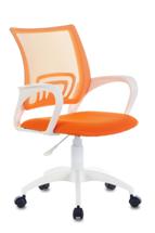 Кресло компьютерное Бюрократ Кресло Бюрократ CH-W695NLT оранжевый TW-38-3 TW-96-1 сетка/ткань крестовина пластик пластик белый арт. УТ000017038