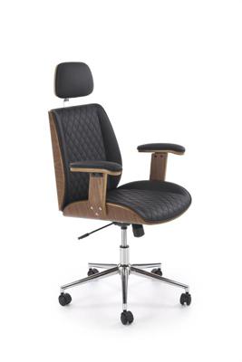 Кресло компьютерное Halmar Кресло компьютерное Halmar TIMBER (черный/орех) арт. V-CH-TIMBER-FOT-CZARNY