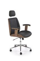 Кресло компьютерное Halmar Кресло компьютерное Halmar TIMBER (черный/орех) арт. V-CH-TIMBER-FOT-CZARNY