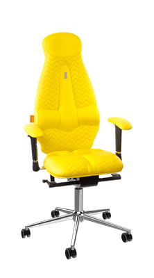 Кресло компьютерное Kulik System Galaxy Yellow