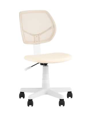 Кресло компьютерное Stool Group Кресло компьютерное детское ЛОЛО бежевый пластик белый арт. УТ000039090