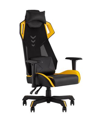 Кресло компьютерное Stool Group Кресло спортивное TopChairs Рэтчэт желтый арт. УТ000036991